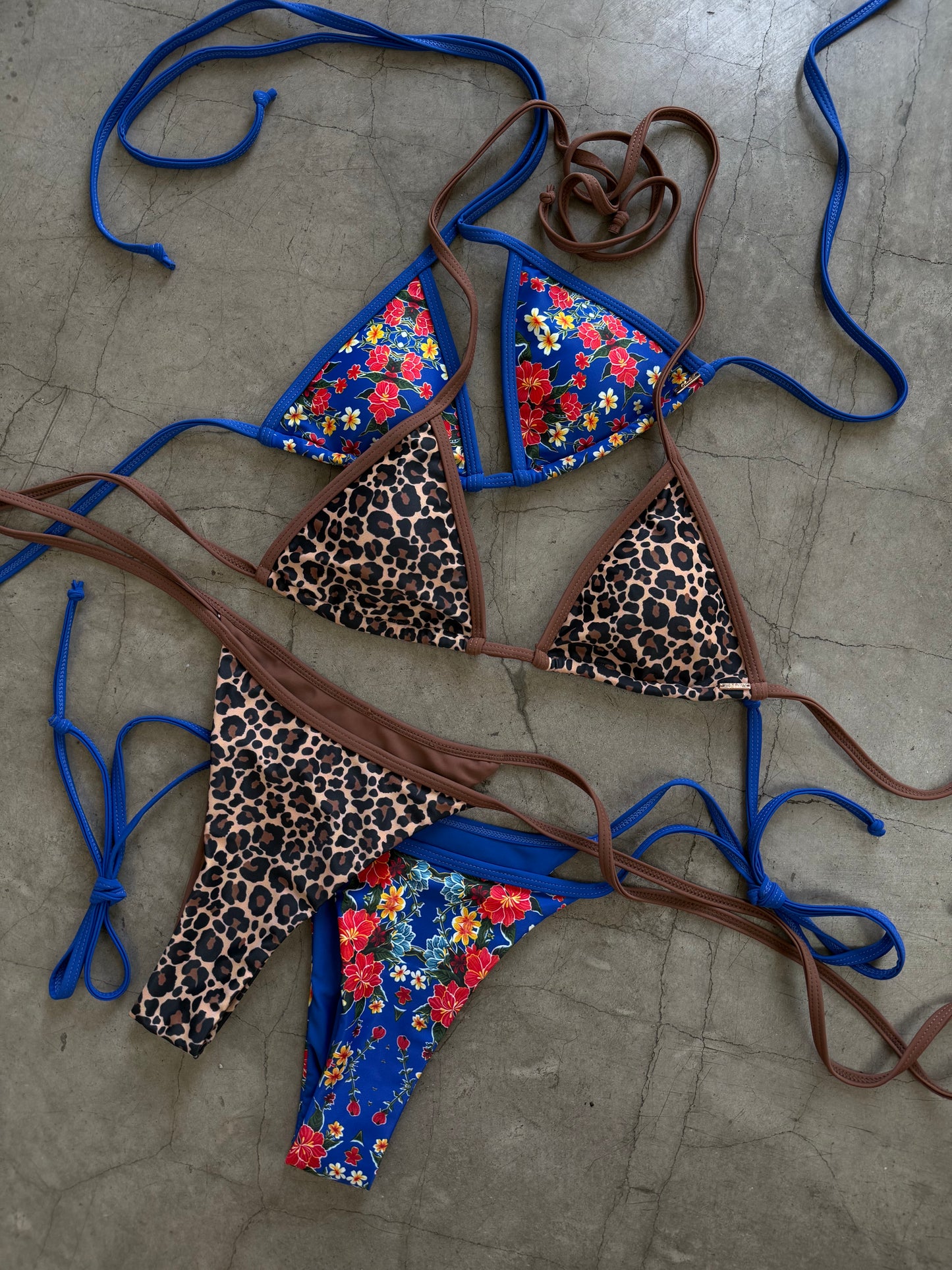 Leopard Triangle Top